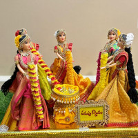 Haldi Ceremony Doll set