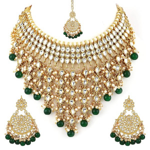 Pearl Kundan Necklace Jewellery