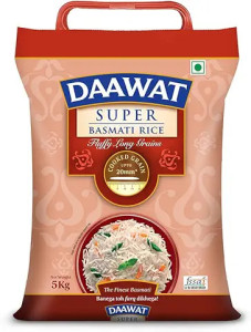 Daawat Sehat/Rozana Basmati Rice Mini Mogra, 5kg