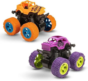 GRAPHENE Exciting Pack of 2 Monster Trucks for Boys