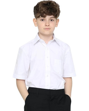 EASILIX White Shirt Full Sleeve | Boys | School Uniform